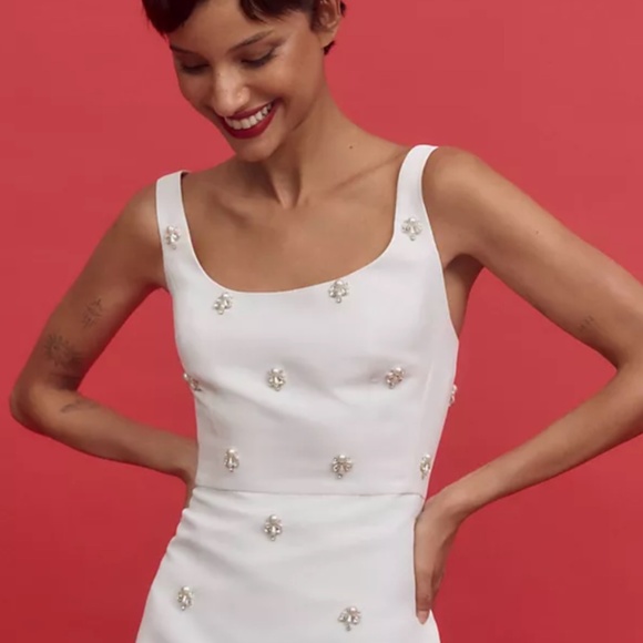 Sachin + Babi | Dresses | Sachin Babi Scoopneck Embroidered Aline Mini Dress 